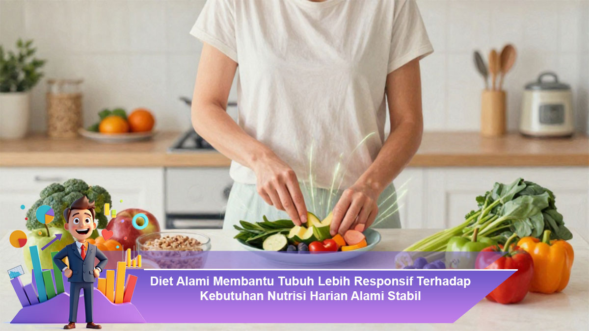 Diet Alami Membantu Tubuh Lebih Responsif Terhadap Kebutuhan Nutrisi Harian Alami Stabil