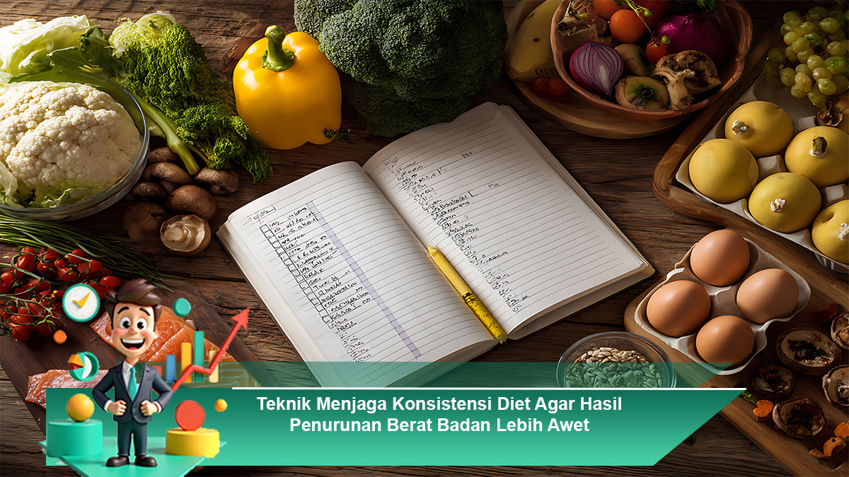 Teknik Menjaga Konsistensi Diet Agar Hasil Penurunan Berat Badan Lebih Awet