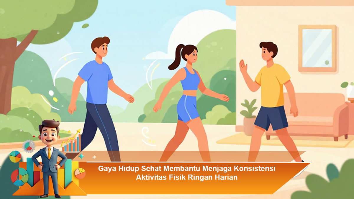 Gaya Hidup Sehat Membantu Menjaga Konsistensi Aktivitas Fisik Ringan Harian