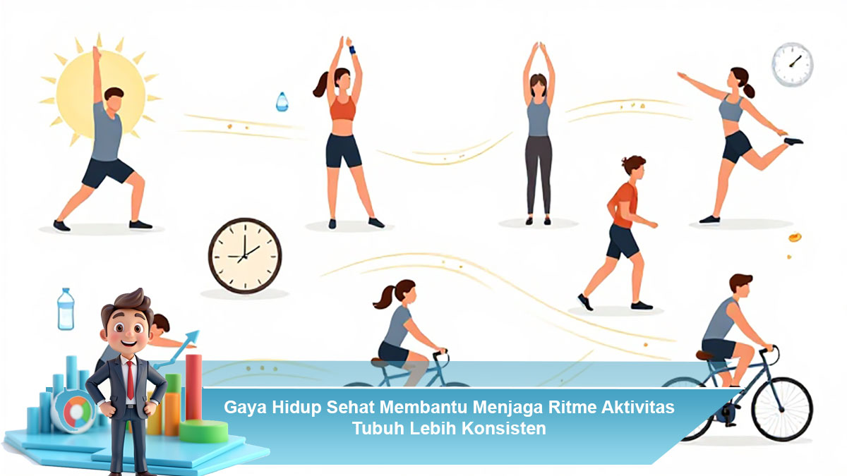 Gaya Hidup Sehat Membantu Menjaga Ritme Aktivitas Tubuh Lebih Konsisten