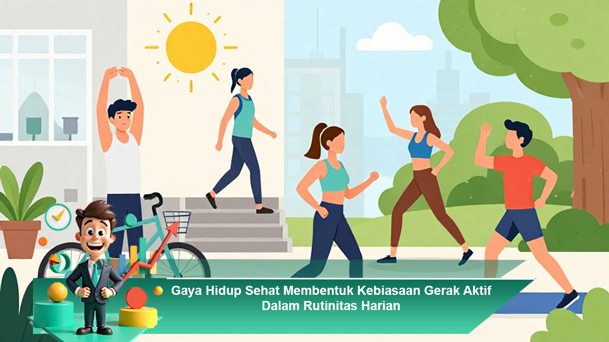 Gaya Hidup Sehat Membentuk Kebiasaan Gerak Aktif Dalam Rutinitas Harian