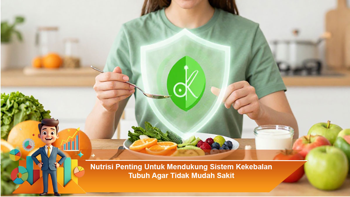 Nutrisi Penting Untuk Mendukung Sistem Kekebalan Tubuh Agar Tidak Mudah Sakit